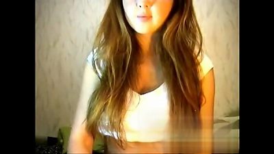 sexy camgirl striptease and masturbation - MUST watch