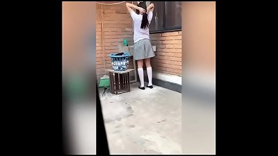 I Fucked my Cute Neighbor College Girl After Washing Clothes ! Real Homemade Video! Amateur Sex! VOL 2
